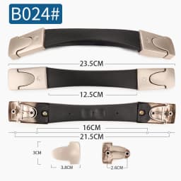 SUZAOZHE Suitcase Luggage Replacement Handle Travel Suitcase Handle Strap Factory Replacement Zinc Alloy Grip Carry Grip