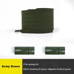 Magnetic Lock Shoelaces Without ties Elastic No tie Shoe laces Sneakers Shoelace Kids Adult Quick Laces One Size Fits All Shoes