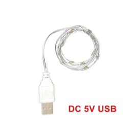 Fairy Lights Copper Wire LED String Lights Christmas Garland Indoor Bedroom Home Wedding New Year Decoration USB Battery Powered