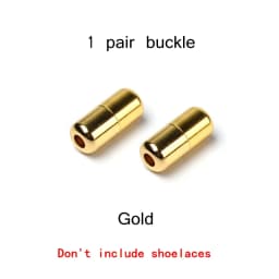 New Flat No Tie Shoelaces Elastic Metal Lock Shoe laces Special Creative Kids Adult Unisex Sneakers Shoelace Fast Lazy Laces