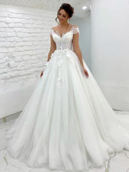 LORIE Princess Wedding Dress off The Shoulder 3D Lace Appliques Boho Bride Dresses Vestido De Novia Customized Ball Gowns 2022