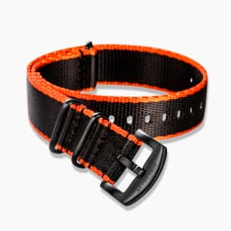 HEMSUT Watch Band Nylon One Piece Replace Seatbelt Wrist Straps For Man Or Women 18mm 20mm 22mm 24mm