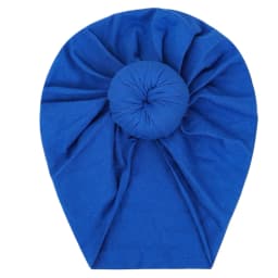 Solid Cotton Donuts Baby Boy Girls Cap Hat 0-4T Sweet Newborn Skullies Beanies Soft Turban India Topknot Headwraps Accessories