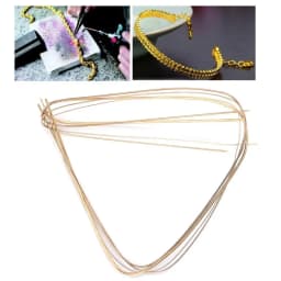 4Pcs 0.5/0.7/1.0/1.5mm Silver Welding Rods Gold Soldering Wire Metal Soldering Brazing Rod Jewelry Making Repair Solder Material
