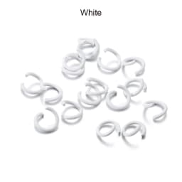 100Pcs/Lot 1.2x8mm Colorful Metal Jump Rings Split Ring Connector For DIY Jewelry Finding Making Accessories Wholesale Supplies