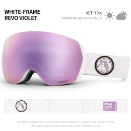 COPOZZ Brand Professional Ski Goggles Double Layers Anti-fog UV400 Men Women Winter Snowmobile Eyewear Snowboard Sports Glasses