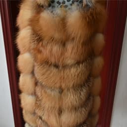 Winter Red Fox Fur Vest Female Real Long Women Red Fox Fur Waistcoat Natural Fox Fur Waistcoat Long