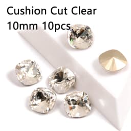 Different Shapes Super Clear 10PCS Rhinestones Glass DIY Accessories Crafts Crystal Jewels Beads For Nail Art Garment Decoration