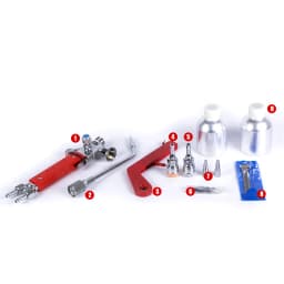 Metal Powder Spray Welding Torch,Oxygen Acetylene Flame Welding Gun