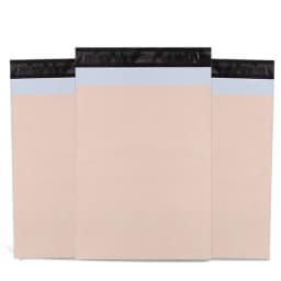 Apricot 50Pcs/lots Mailer Courier Bag Eco-Friendly Biodegradable Express Shipping Bags Self Seal Waterproof Clothes Shopper Bag