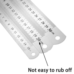 1pcs/lot 15 20 30cm Double Sided Stainless Steel Metal Measuring Scale Ruler Jewelry Sets Tool Supplies