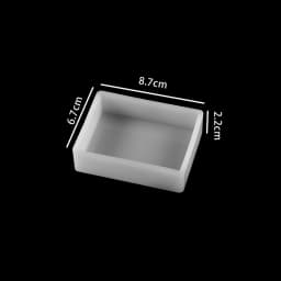 1Pcs Square Rectangle Silicone Mold Dried Flowers Plant UV Epoxy Resin Mould For DIY Coaster Pendant Jewelry Making Accessories