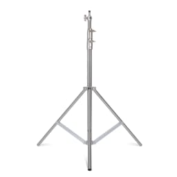 1-2PCS 2.8M Stainless Steel Light Stand 1/4 3/8 Universal Adapter 110 inches/280 centimeters Foldable Support Stand