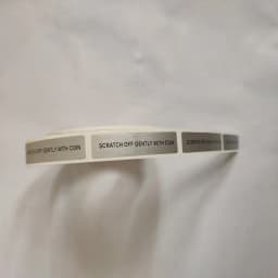 1000pcs /Lot 10mm Width Grey Silver SCRATCH OFF Sticker DIY Manual Hand Made Scratched Stripe Card Film