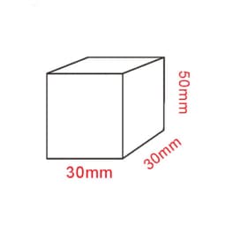 Acrylic Plexiglass Square Stamping Transparent Block Cosmetics Display Stand Photography Props Dolls Perfume Ring Jewelry Holder