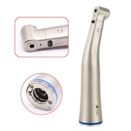 Straight Contra Angle Max X25L/X95L Dental Fiber Optic Contra Angle Low Speed Handpiece 1:1/1:5/20:1 high speed Air Turbine