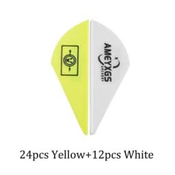 36pcs 2inch Rubber Arrow Feathers Archery Compound Recurve Bow Shooting High Speed Feather for Outdoor Bow Hunting Accessories