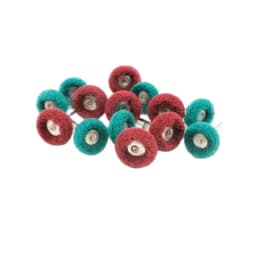 100pcs Jewelry Grinding Buffing Wheel 22mm Scouring Pad Polishing Steel Wire Brush Drill Rotary Tool Accessories