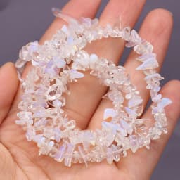 Natural Stone Beads Irregular Lapis Lazuli Fluorite Freeform Chip Gravel Bead for Jewelry Making Necklace Bracelet for Women