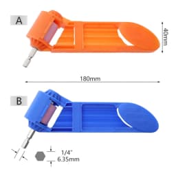 2.0-12.5mm Portable Drill Bit Sharpener 1 Set Corundum Grinding Wheel Bit Tool Twist Drill Bit Sharpening Machine