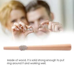 Wood Tapered Mandrel Stick Ring Stick Tool for Finger Ring Jewelry Rings Making Multi Sizes Forming Measuring Jewelry Equipment