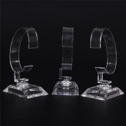New 2pc/lot Acrylic Clear Watch Bracelet Bangle Display Holder Stand Rack Retail Shop Showcase Brazaletes Jewelry Rack Wholesale