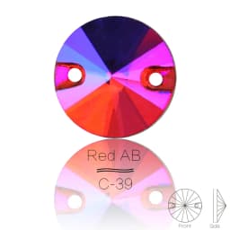 3200 Color AB Sew On Rivoli Rhinestone Round Beads Glass Crystal FlatBack Sewing Stone For Wedding Dress DIY Fix Cloth