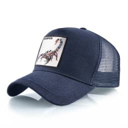 Streetwear Trucker Caps With Scorpion Patch Men's Snapback Hip Hop Baseball Cap For Women Four Seasons Fashion Casquette Hats