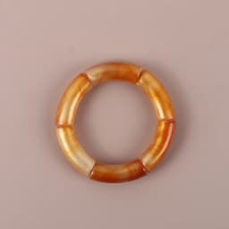 Trendy Resin Geometric Beaded Bracelets on Hand Acrylic Bamboo Tube Bangles Bracelets For Women Fashion Jewelry Valentines Gift