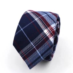 Men's Check Stripe 6cm Tie 100% Cotton Neckties Gift For Man Plaid Series Wedding Party Gift Accessories Women's Anime Tie