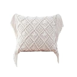 Cushion Covers 100% Cotton Linen Macrame Hand-woven Thread Pillow Covers Geometry Bohemia Style Pillowcase Home Decor 45x45cm
