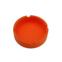 Silicone World Portable Silicone Round Ashtray Durable Soft Eco-friendly Ashtray High Temperature ResistanceAnti-fall Anti-slip