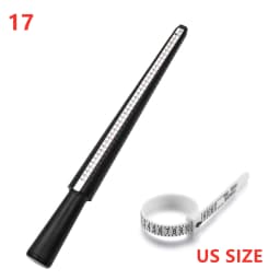 1pcs Professional Jewelry Tools Ring Mandrel Stick Finger Gauge Ring Sizer Measuring UK/US Size For DIY Jewelry Size Tool Sets