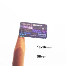 Various specifications 10x25mm 10x20mm 10x18mm Lock Secure Genuine Authentic Valid Original hologram stickers
