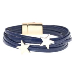 WELLMORE Leather Bracelets for Women Simple Star Multilayer Wide Wrap Bracelet 6 Size 18 Colors Female Jewelry Wholesales