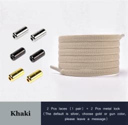 Flat No Tie Shoe laces Black White Shoelaces for Sneakers Elastic Laces without ties Kids Adult Quick lace for Shoes Rubber Band