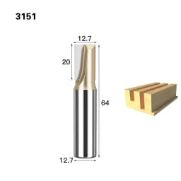 HUHAO 1pc 1/2 1/4 Shank Cleaning Bottom Engraving Slab Surfacing Flattening Router Bit Woodworking Tool CNC Cutter 6-50mm