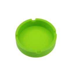 Silicone World Portable Silicone Round Ashtray Durable Soft Eco-friendly Ashtray High Temperature ResistanceAnti-fall Anti-slip