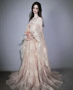 1/6 1/4 1/3 scale BJD clothes Nightdress Palace style Princess dress for BJD/SD YOSD MSD SD13 big girl doll accessories C0650