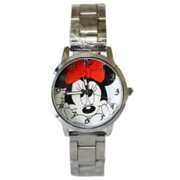 New Disney Mickey Mouse Minnie Gold Silver Watch Children's Boys Girls Watches Steel Students Quartz Adult Watch Birthday Gift