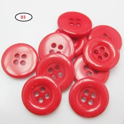 NBNNEG 30Pcs Multicolors 18MM Round Buttons Resin Decorative Scrapbooking Botoes Tailor Garment Sewing Accessory