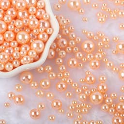 10g Random Mix 3-10mm No Hole ABS Imitation Pearl Bead For Vase Filler Makeup Brush For DIY Jewelry Making Decor F0912