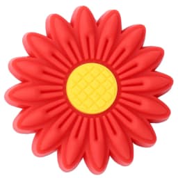 New 1pcs Leaves Sun Flower Daisy PVC Accessories Shoe Charms Cute Shoe Buckle Decorations fit Wristband Party Kid's Gifts