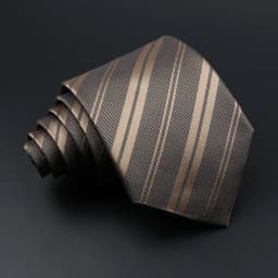 8cm New Fashion Stripe Men's Tie Classic Polyester Bright Necktie Business Meeting Formal Necktie Accessories Daily Wear Cravat