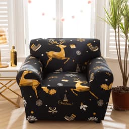 string printed sofa chair slipcovers armchair decoration elastic spandex for living room sofa cover stretch floral printed