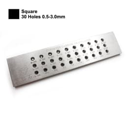 Tungsten Carbide Wire Drawplate for Jewelry Making Round Semicircle Square Hexagon Rectangle Triangle Oval Shape