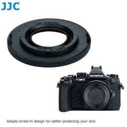 JJC Auto Lens Cap for Panasonic G Vario 12-32mm f/3.5-5.6 ASPH Olympus M.ZUIKO DIGITAL ED 14-42mm f/3.5-5.6 EZ Replaces LC-37C
