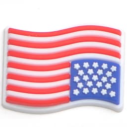 Country Different Flag Shoes Charms Designs SOFT Shoes Decoration Charms Soft PVC Shoe Accessories For Clog