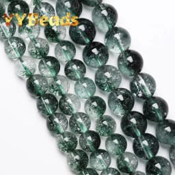 5A Quality Natural Light Blue Topazs Beads Blue Crackle Crystal Loose Beads For Jewelry Making Bracelets Women Necklaces 4-12mm