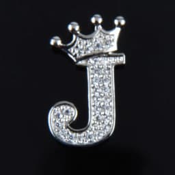 1Pcs Crown Alphabet A-Z Letters Metal 3D Shoe Charms Garden Shoes Accessories Decoration Fit Kids Girls Women Gift